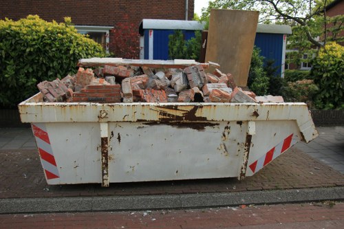 Business waste containers in Tufnell Park commercial area