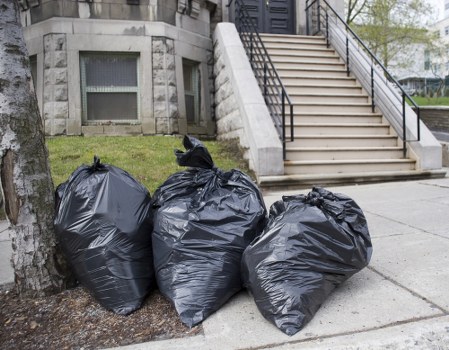 Customer service team for waste removal